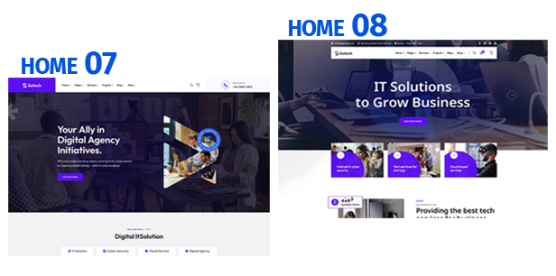 Sotech - IT & Technology Business Consulting  WordPress Theme